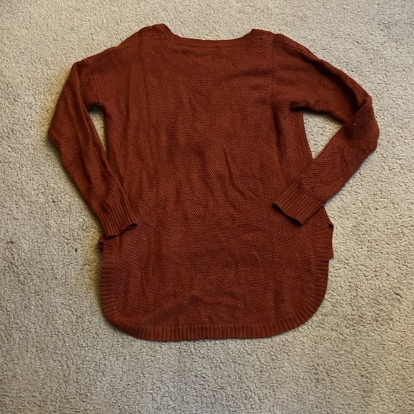 Madewell Burnt Red Sweater Top - Picture 2 of 4